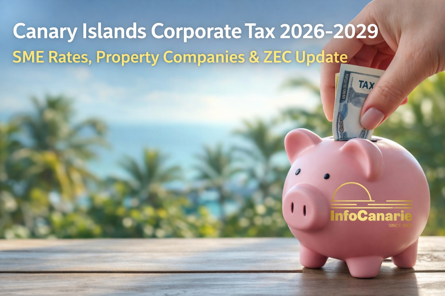 InfoCanarie Canary Islands Corporate Tax 20262029 for SME Rates Property Companies ZEC Update InfoCanarie Canary Islands Corporate Tax 20262029 for SME Rates Property Companies ZEC Update
