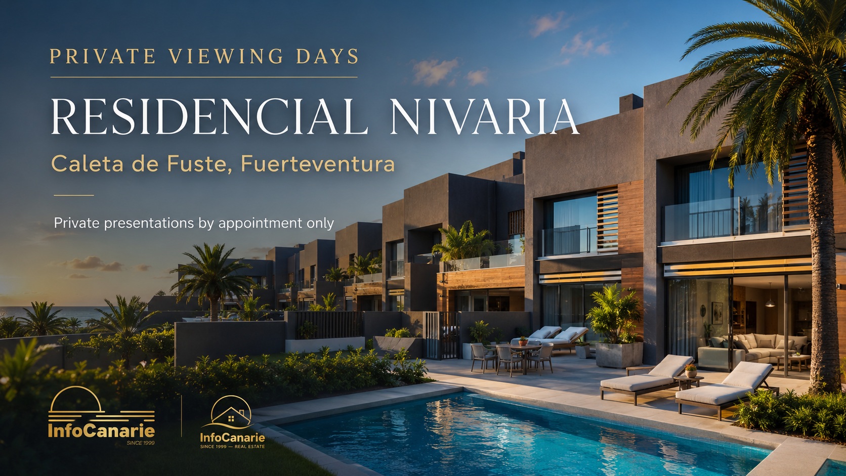 InfoCanarie Private Viewing Days at Residencial Nivaria Caleta de Fuste Fuerteventura InfoCanarie Private Viewing Days at Residencial Nivaria Caleta de Fuste Fuerteventura